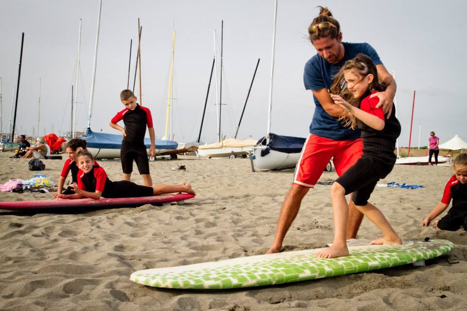 Esercizi a terra surf