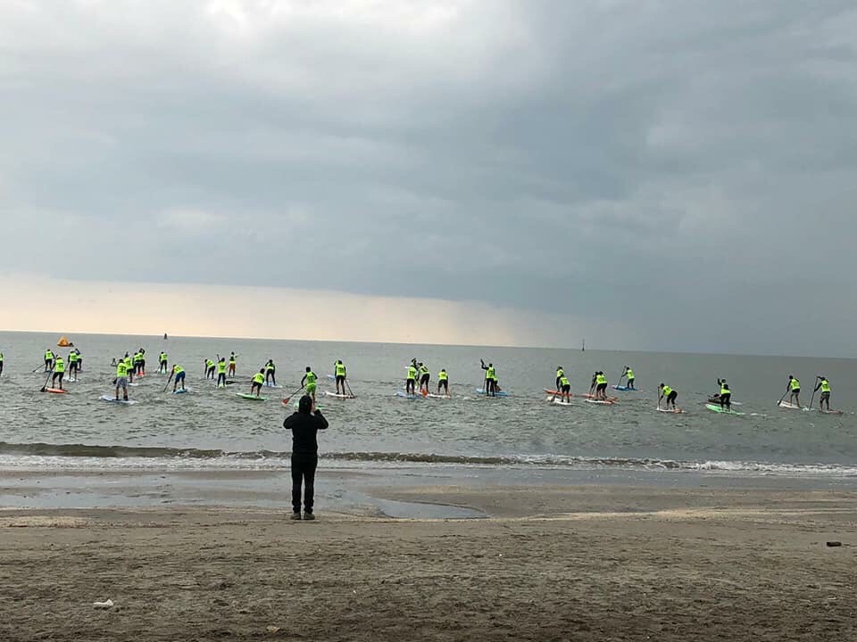 La partenza della Spring Sup Race